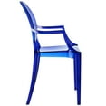 thumbnail image 3 of Modway Casper 18.5" Modern Plastic Dining Armchair in Blue Finish, 3 of 5