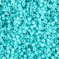 thumbnail image 2 of Miyuki Delica Seed Beads – Size 11/0 (1.6 mm), DB0658, Dyed Opaque Turquoise Green, 7.2 g, Approx. 1440 Beads, 2 of 7