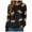 Black, variant on Towmus Football Sweatshirt For Women Rugby Graphic Print Sunday Casual Long Sleeve Crewneck Fall Pullover