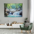 thumbnail image 2 of GOSMITH  Tree Tapestry Waterfall Tapestry Forest Tapestry Wall Hanging, Nature Tapestries Stone River Tapestry for Room, 2 of 7