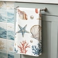 thumbnail image 4 of Yakvarog Soft Kitchen Hand Towels, 16" x 24" Quick Drying Highly Absorbent Household Marine-themed Printed Kitchen Towels, Easy to Clean Hand Towels for Bathroom, Cleaning Supplies, 4 of 6