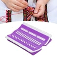 thumbnail image 4 of Cross Stitch Thread Holder, 30 Positions Nonwoven Efficient Sorting Reusable Plastic Thread Shelf for Thread and Needle Management, 4 of 7