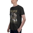 thumbnail image 5 of Cody and Rhodes Men Womens Casual Fashion Cotton Crewneck Short Sleeve T-Shirt Black, 5 of 7