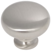 Hickory Hardware Cottage Collection Knob, 1-1/4" Dia. - Satin Nickel