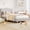 Gray, variant on Twin-XL Size Bed Frame, Upholstered Platform Soft, Low Profile Sturdy Platform Bed with Rounded Corners Design, Heavy Duty, Plush Velvet Fabric, No Box Spring Required, Noise Free, Easy Assembly