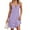 B40 Purple womens summer dresses clearance under $5, variant on Summer Xqxayjr Womens Swimsuit Cover Up Sun Dresses Summer Short Spaghetti Strap Flowy Swing Sleeveless Wedding Guest Dress Crochet Hollow Out Casual V Neck Holiday Dresses