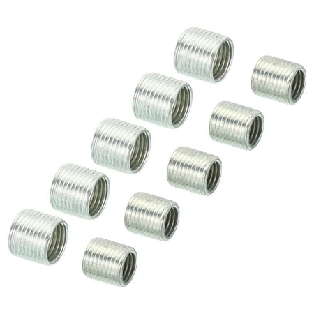 

Uxcell M10xM8 M12xM10 Thread Adapters Sleeve Reducing Nut 10mm Screw Pipe Threaded Tube Coupler Connector 1 Set