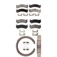 thumbnail image 1 of Transit Auto Front Rear Ceramic Brake Pads and Parking Shoes Kit for Car GMC Chevrolet Sierra 2500 HD Silverado 1500 Suburban Yukon XL with Four Wheel Steering KTN-100823, 1 of 11