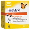 FreeStyle Lite Blood Glucose Test Strips, 50 Ct