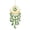 Green, variant on Joernso Sun Moon Suncatcher Decoration Indoor Outdoor Colorful Faux Crystal Rainbow Maker Prism Window Hanging Ornament Wind Chime Pendant Christmas Gifts