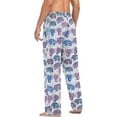 thumbnail image 6 of Asian Style Boho Pajama Pants Mens Lounge Pants Lightweight Men Pajama Bottoms with Drawstring Pockets, 6 of 7