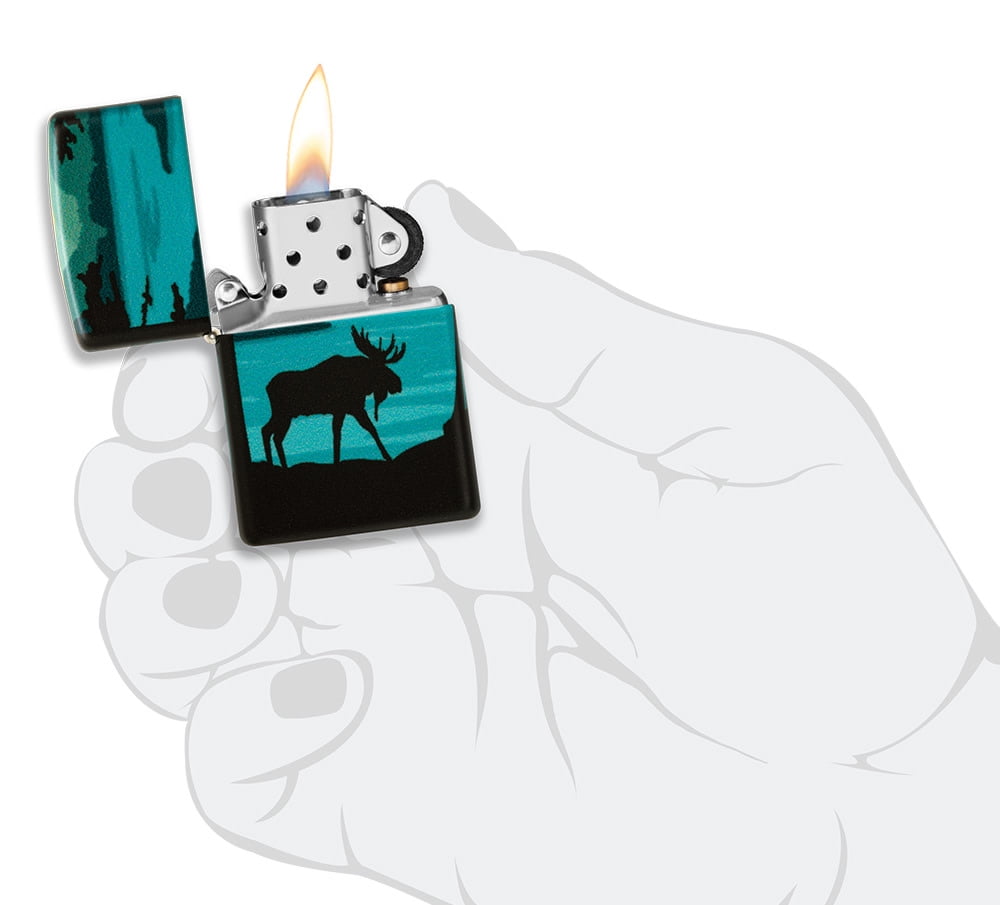Zippo Moose Landscape 540 Color Design Pocket Lighter