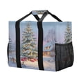 thumbnail image 2 of Large Handbag Waterproof Tote Laundry Bag Beach Bag Pool Bag Travel Tote Bags Kitchen Reusable Grocery Bags Beautiful Christmas, 2 of 8