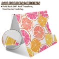 thumbnail image 2 of FORMRS A4 Clipboard Folder with Pen Holder Horizontal Foldable School Office Binder, Orange Grapefruit Slices, 2 of 9