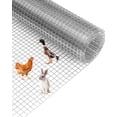 thumbnail image 1 of QinaQin 1/2 Inch 36in x 100Ft Hardware Cloth, PVC Coated, Silver, 1 of 8