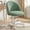 Green, variant on NEO CHAIR Office Vanity Chair with Wheels Comfy Desk Chair for Girls Cute Computer Small Armless Adjustable Height Swivel for Home Bedroom Task (White)