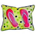 thumbnail image 2 of Flip Flops Small Indoor/Outdoor Pillow 11x14, 2 of 3