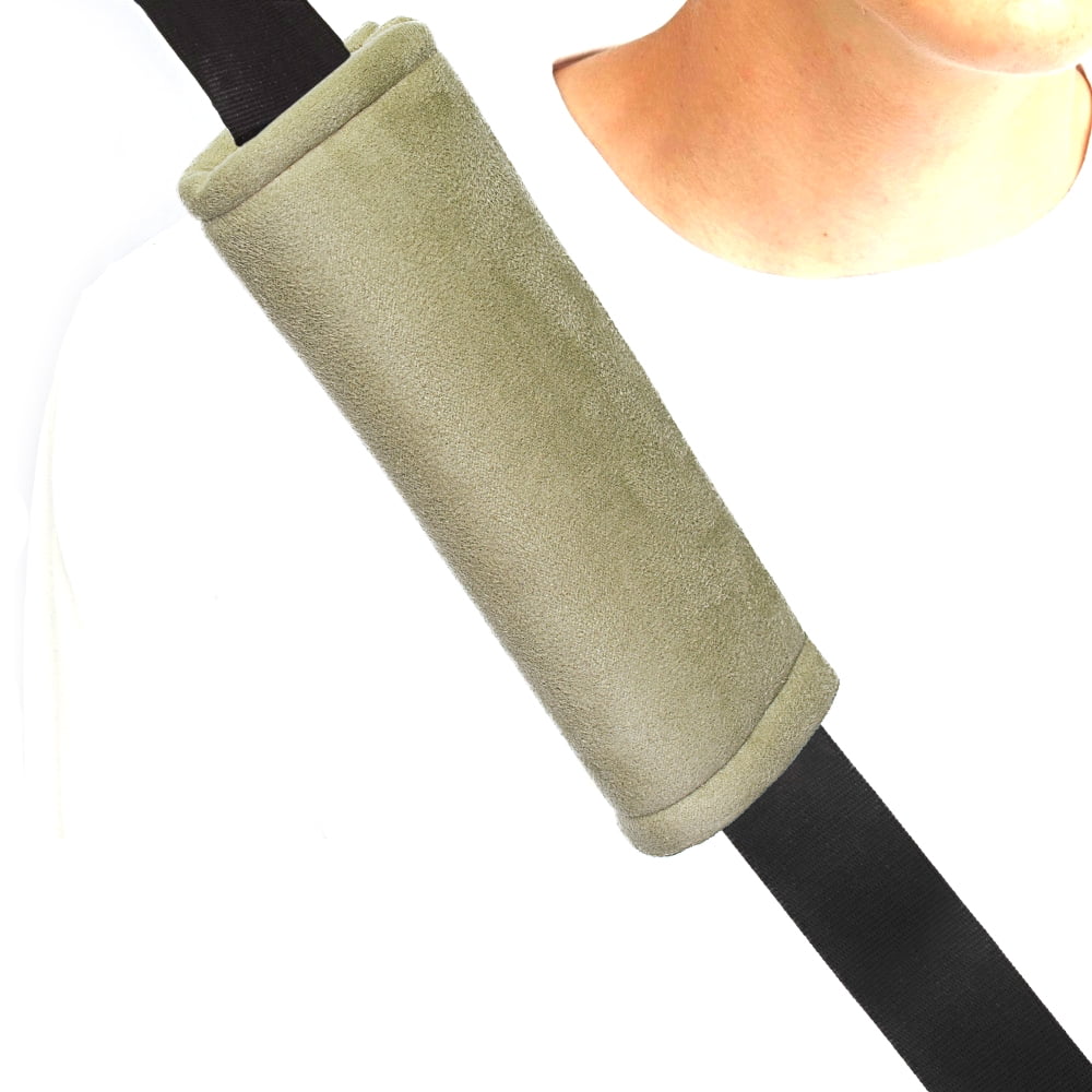 Majic Memory Foam SeatBelt Pad Adds Comfort and Cushion to Shoulder Strap, Beign
