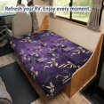 thumbnail image 4 of Uourmeti Jackknife Sofa Bed Covers Elastic Stretch, Compatible with Travel Trailer Futon Jackknife Sofa, Pet Friendly 2 Piece Slipcovers, 4 of 7