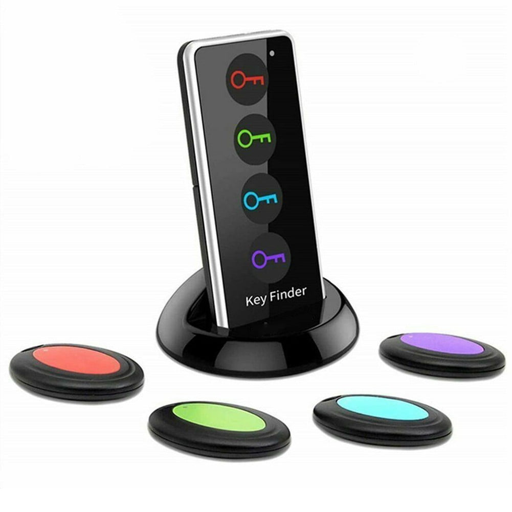 Lost Remote Finder, Remote Control Finder Locator, 98.4ft RC Range Key Finder Locator Making Noise, Find My Keys Device with 4 Remote Retriever Tags, Key Tracker, Keychain Key Finde