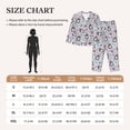 thumbnail image 4 of Picia I Love USA Pattern Women’s Long-Sleeve Sleepwear Set - Soft 2-Piece Loungewear with Pockets, Comfy PJs for Relaxing Nights-Medium, 4 of 7