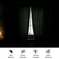 thumbnail image 6 of Velvet Curtains with Rod Pocket for Dining Room, Thermal Insulated Super Soft Privacy Noise Reducing Light Filtering Velvet Drapes, 4 Panels, 6 of 8