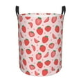thumbnail image 2 of Uemuo Strawberry Pattern Circular Laundry Hamper Basket with handles,Collapsible laundry basket,Large capacity laundry hamper,Laundry Organizer-Medium, 2 of 8