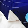 thumbnail image 5 of Erosebridal 100% Cotton Outer Space Duvet Cover Starry Sky Galaxy Comforter Cover Solar System Cosmos Bedding Set Full Size Planet Outer Space Quilt Cover Blue Cartoon Style Room Decor, 5 of 6