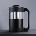 thumbnail image 2 of serony Théière Résistante à la Chaleur Scellée Réutilisable Lavable Antidérapante PP Acier Inoxydable Cafetière Maison avec Poignée 1100ML, 2 of 9