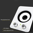 thumbnail image 3 of Juego de altavoces compactos 2.1 Subwoofer USB 12W, 3,5 mm, fuente de alimentación USB, para PC, computadora portátil, tableta y teléfono inteligente Adepaton  2034721-2, 3 of 9