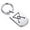 Silver, variant on Stainless Steel Arsenic Alchemy Symbol Dog Tag Keychain Circle Ring