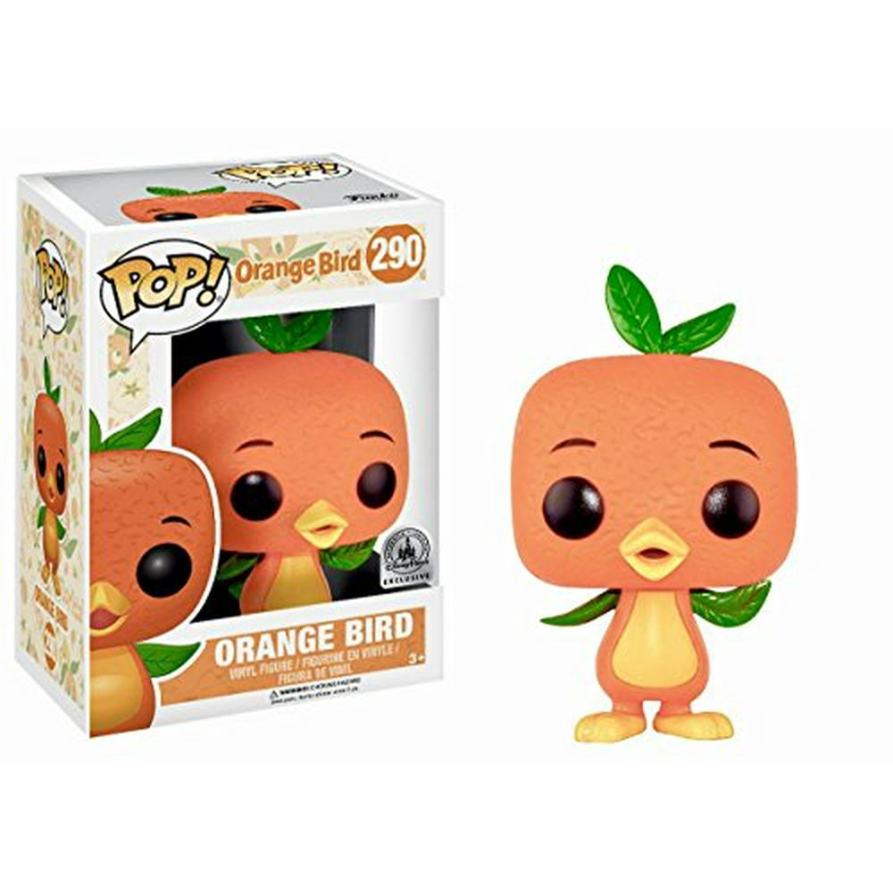 orange bird pop pin