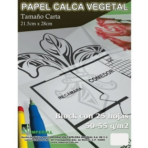 Block Albanene Tamaño Carta C/25 Hojas 55 Gr AleJaz KMW5B | Walmart en ...