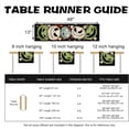 thumbnail image 3 of Halloween Jack O Lantern Pumpkin Table Runner, Jack Green Monster Sally Ghost Kitchen Dining Table Decoration, Funny Holiday Indoor Outdoor Home Decor Party Supply 13 x 48 Inch, 3 of 7