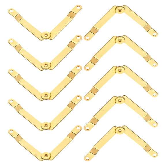 TABLZONE 10Pcs Lid Hinge Support Elegant Design Iron Gift Boxes Jewelry Boxes