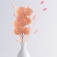 thumbnail image 2 of Hojas de palmera simuladas de eucalipto, decoración de mesa de otoño, decoración de jungla, plantas artificiales grandes, ramas falsas para posar en la oficina, 4 piezas, 2 of 6