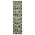 thumbnail image 3 of Woven Trends Pavo - 248W8 - Vintage Bohemian Style, Diamond Trellis Pattern, Stain Resitant, Living Room, Dining Room, Office, Low Pile Polypropylene Area Rug in Ivory - 5' x 7', 3 of 5
