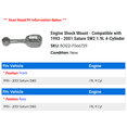 thumbnail image 2 of Engine Shock Mount - Compatible with 1993 - 2001 Saturn SW2 1.9L 4-Cylinder 1994 1995 1996 1997 1998 1999 2000, 2 of 2
