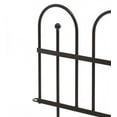 thumbnail image 5 of Plow & Hearth Wrought Iron Classic Garden Fence Edging, 5 of 9