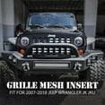 thumbnail image 3 of Xprite Mesh Grille Insert with Law Enforcement Blue Stripe For JK 2007-2018 Jeep Wrangler Stock Grille, 3 of 8