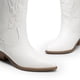 thumbnail image 4 of Botas Vaqueras para Mujer Dream Pairs Blancas con Caña de 22 cm en PU, 4 of 7