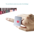 thumbnail image 4 of 2PCS Nail Art Ring Stainless Steel Pallet Professional Nail DIY Art Design Paint Color Mixing Metal Tool, 4 of 7