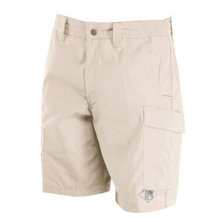 5.11 Mens Tactical Shorts - Tru-Spec 4233 Mens Simply Tactical Cargo Shorts, Rip-Stop, Khaki