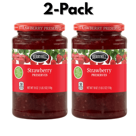 Berryhill Strawberry Preserves 2-Pack 18 oz