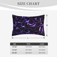 thumbnail image 5 of Binfone Galaxy Lightning Standard Size Pillowcase, Long Staple Pure Cotton Envelope Closure Pillow Cover (Pillow core not included),20"x30", 5 of 7
