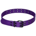 thumbnail image 2 of Gelante Canvas Double Grommet Hole Belt - Purple, M, 2 of 2