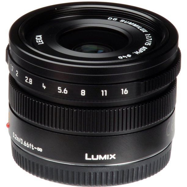 Panasonic H-X015K G LEICA DG SUMMILUX 15mm/F1.7 ASPH + Accessories