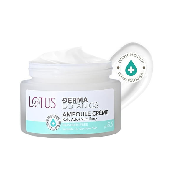 Lotus Herbals Dermabotanics Kojic Acid + Multi Berry Ampoule Cream 50g