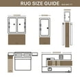 thumbnail image 7 of KUETH 2X7 Runner Rug Machine Washable, Kitchen Runner Rug for Floor and Hallway, Non Slip Throw Area Rug with Rubber Backing for Living Room、 Entryway、Bedroom and Dining Room, 7 of 7