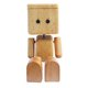 thumbnail image 1 of Adorno de tablero de coche: muñeco con pies que se mueven, figura de madera multiusos Haya con tapa, 1 of 9